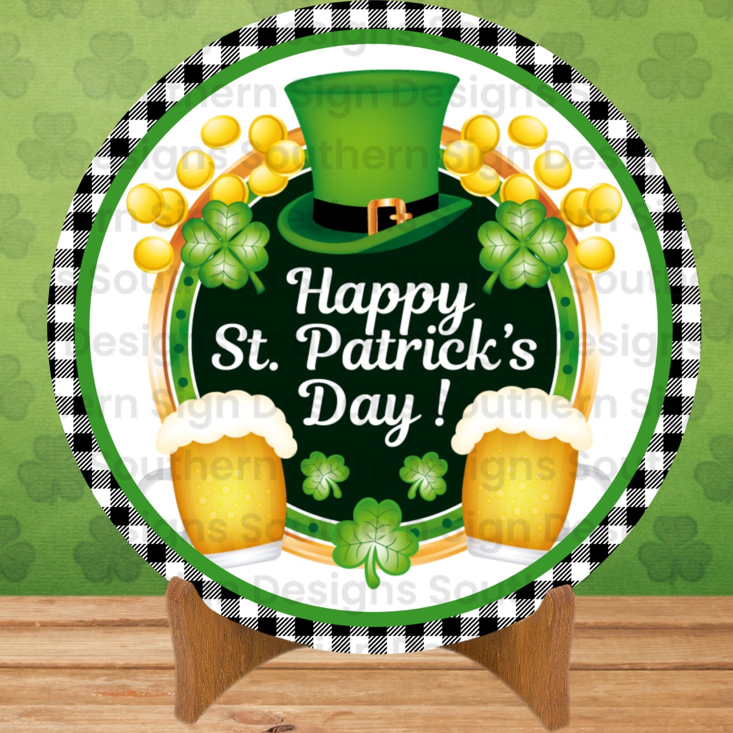 Happy St Patrick’s Day Wreath Sign