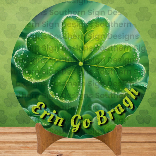 Erin Go Bragh St Patrick’s Day Wreath Sign
