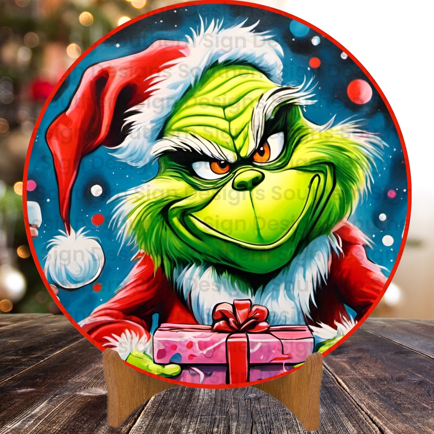 You’re A Mean One Christmas Wreath Sign